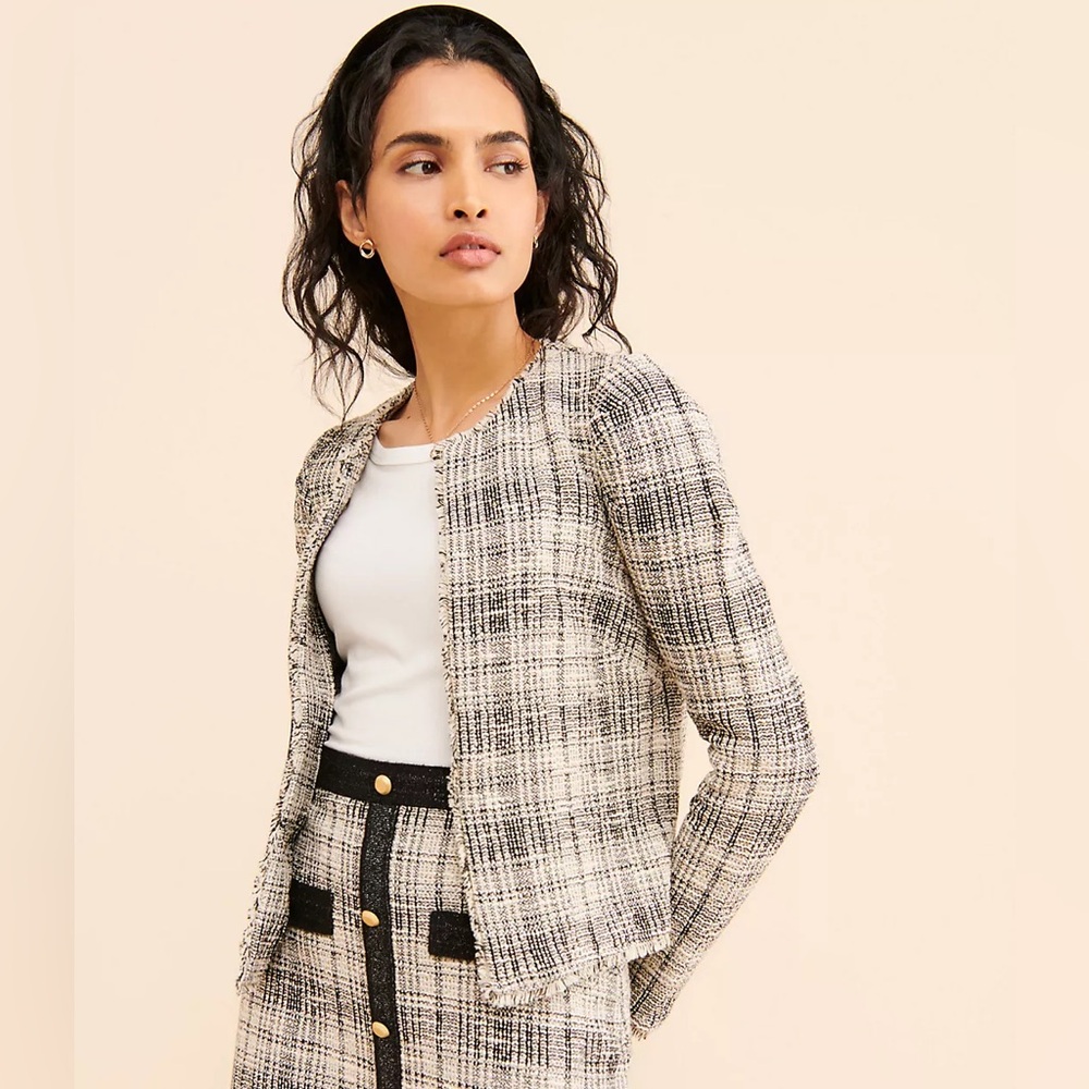 Anthropologie Saylor Bellamy Tweed Jacket